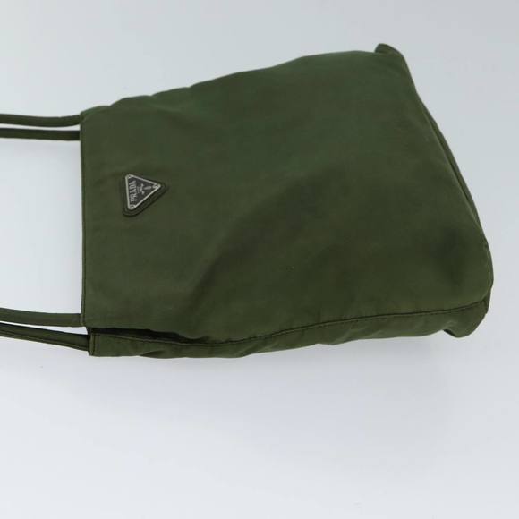 PRADA Shoulder Bag Nylon Khaki Auth 72482 - Picture 4 of 16